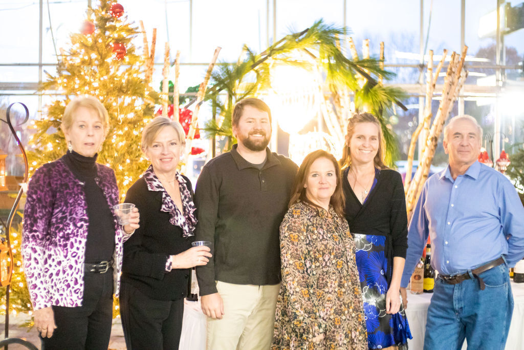 Annette Montell, Maggie Mass, Bryce Lavin, Jen Bicknell, Heather Wilcox, Growing Grounds owner Dale Naffziger